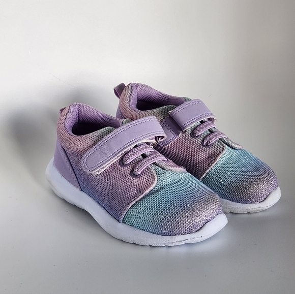 Velcro Infant Shoes, Size 5, Unicorn/Rainbow color, Joe Fresh, Baby sneakers - Picture 2 of 5